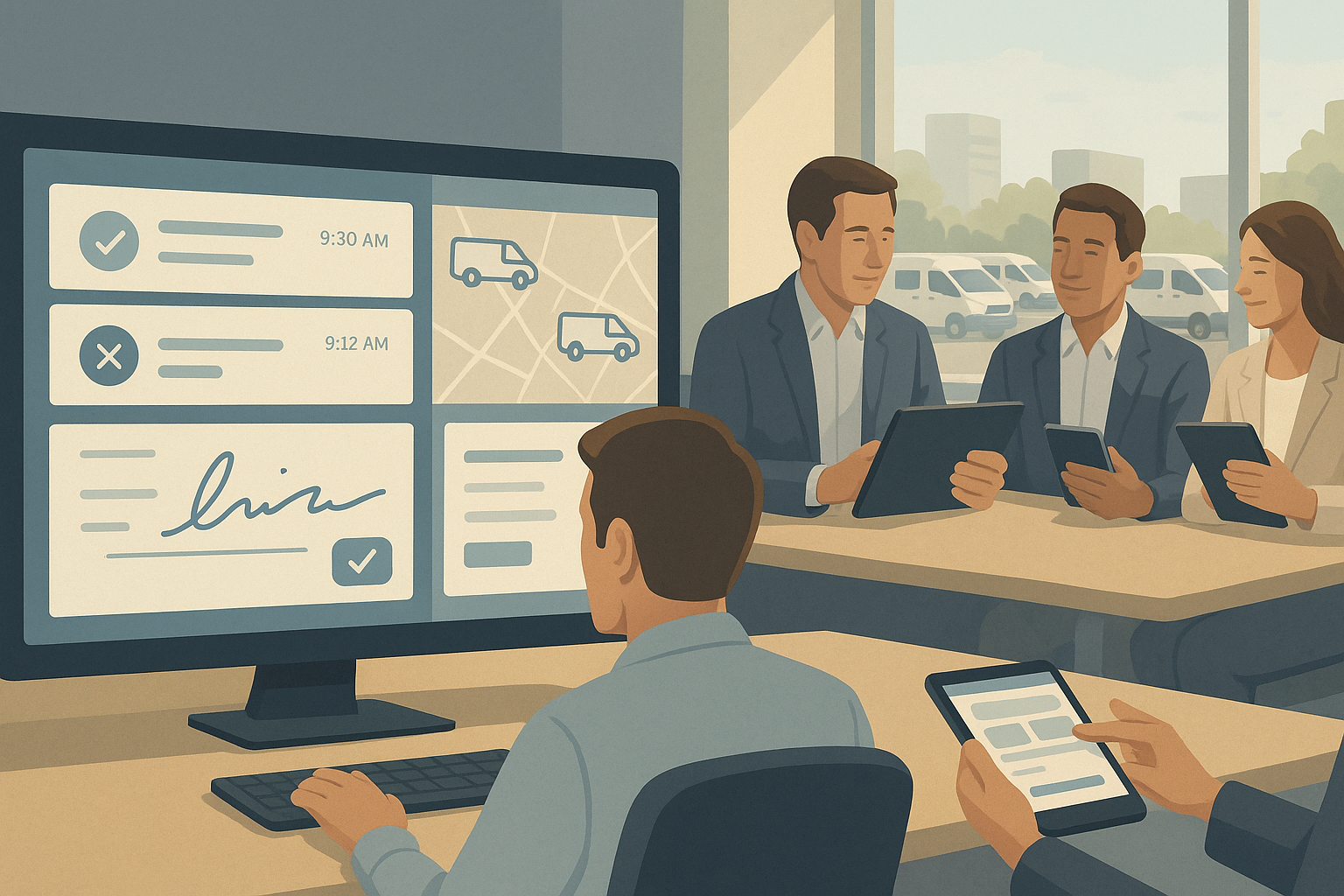 Errores comunes en gestión de transporte corporativo